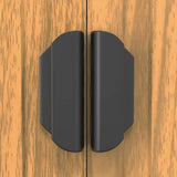 Garden Shed Light Brown 192x855x223 cm Galvanised Steel - Close-Up Angle