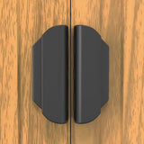 Garden Shed Light Brown 192x1021x223 cm Galvanised Steel - Close-Up Angle