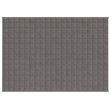 Weighted Blanket Grey 150x200 cm 11 kg Fabric - Side View