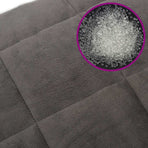 Weighted Blanket Grey 150x200 cm 11 kg Fabric