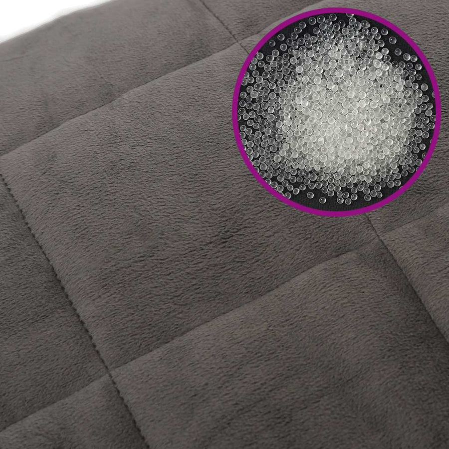 Weighted Blanket Grey 150x200 cm 11 kg Fabric