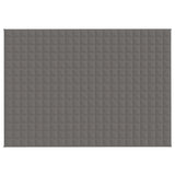 Weighted Blanket Grey 155x220 cm 7 kg Fabric - Side View