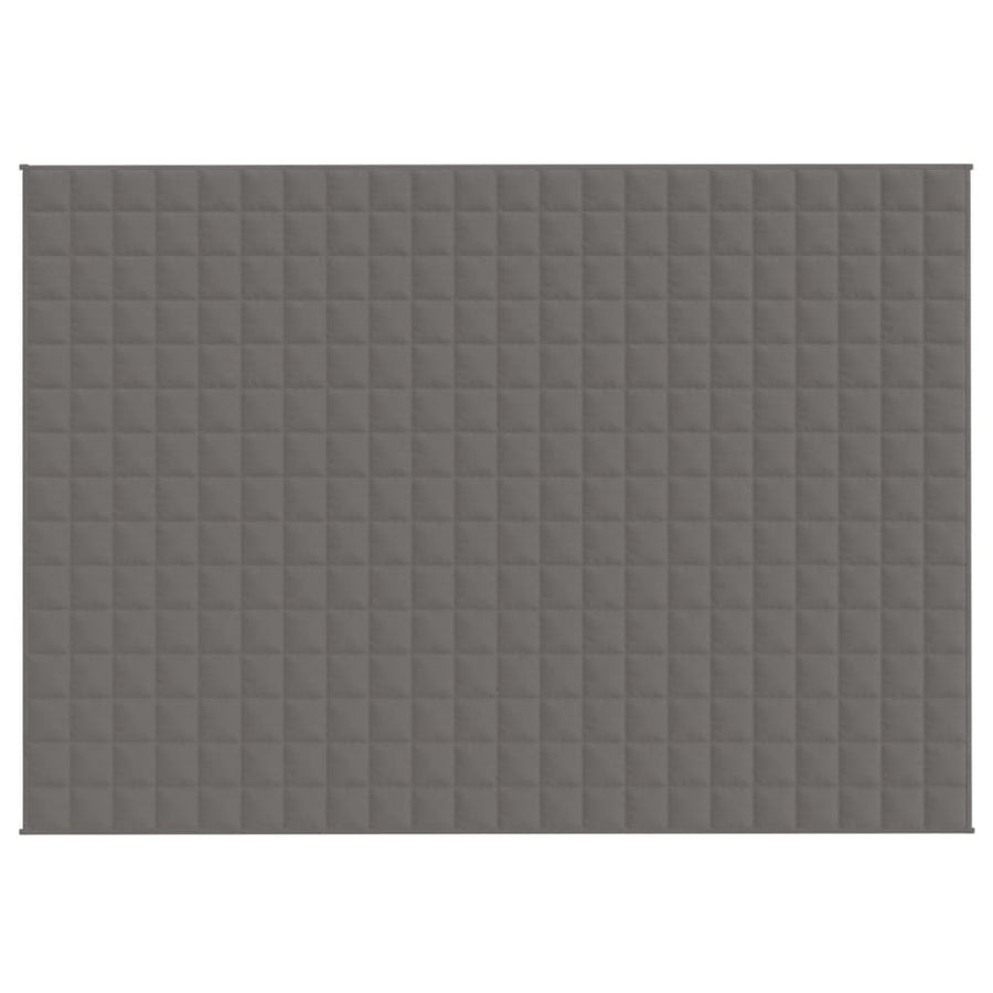 Weighted Blanket Grey 155x220 cm 7 kg Fabric