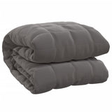 Weighted Blanket Grey 155x220 cm 11 kg Fabric - Front View