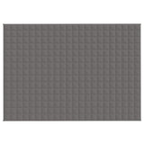 Weighted Blanket Grey 155x220 cm 11 kg Fabric - Side View