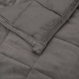 Weighted Blanket Grey 200x200 cm 9 kg Fabric - 45-Degree Angle
