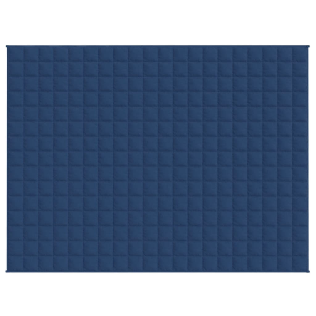 Weighted Blanket Blue 150x200 cm 7 kg Fabric