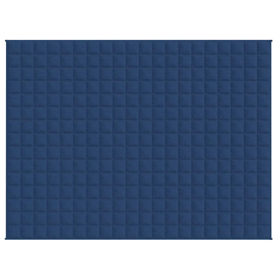 Weighted Blanket Blue 150x200 cm 7 kg Fabric