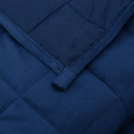Weighted Blanket Blue 150x200 cm 7 kg Fabric