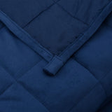 Weighted Blanket Blue 150x200 cm 7 kg Fabric - 45-Degree Angle