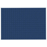 Weighted Blanket Blue 155x220 cm 7 kg Fabric