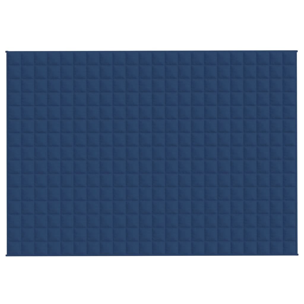 Weighted Blanket Blue 155x220 cm 7 kg Fabric