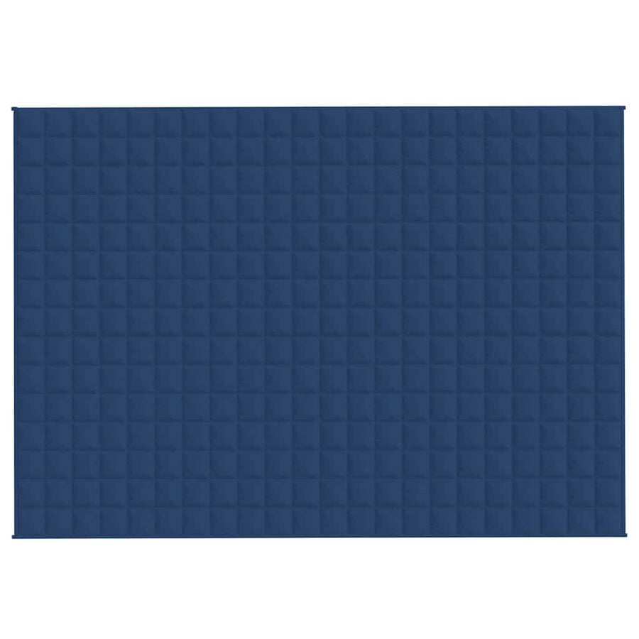 Weighted Blanket Blue 155x220 cm 7 kg Fabric