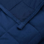 Weighted Blanket Blue 155x220 cm 7 kg Fabric
