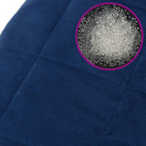 Weighted Blanket Blue 155x220 cm 11 kg Fabric