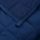 Weighted Blanket Blue 200x200 cm 9 kg Fabric