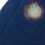 Weighted Blanket Blue 200x200 cm 9 kg Fabric