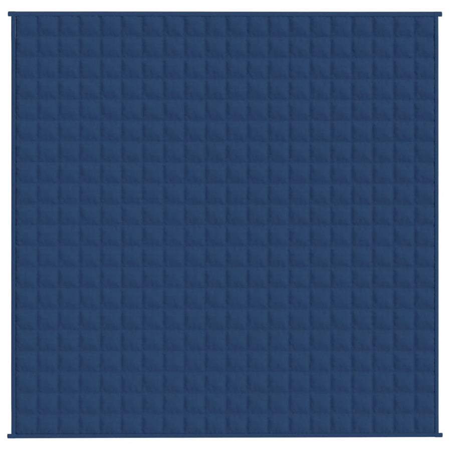 Weighted Blanket Blue 200x200 cm 13 kg Fabric