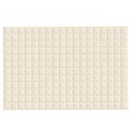 Weighted Blanket Light Cream 120x180 cm 5 kg Fabric