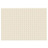 Weighted Blanket Light Cream 155x220 cm 11 kg Fabric