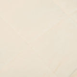 Weighted Blanket Light Cream 200x200 cm 13 kg Fabric - Top-Down View