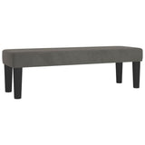 Box Spring Bed with Mattress Dark Grey 137x187 cm Double Size Velvet - Close-Up Angle
