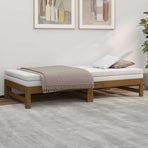 Pull-out Day Bed without Mattress Honey Brown 90x190 cm