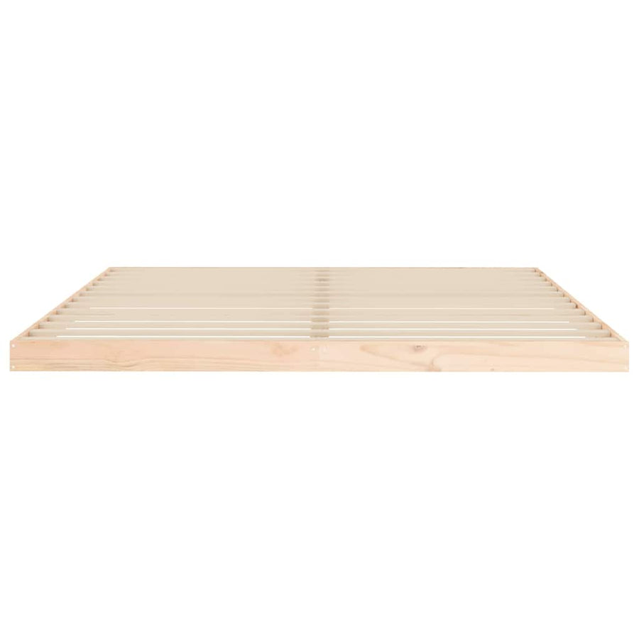 Bed Frame without Mattress 180x200 cm Solid Wood Pine