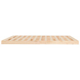 Bed Frame without Mattress 183x203 cm King Solid Wood Pine