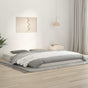 Bed Frame without Mattress White 180x200 cm Solid Wood Pine