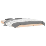Bed Frame without Mattress 150x200 cm Solid Wood Pine - Front View
