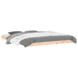 Bed Frame without Mattress 150x200 cm Solid Wood Pine - Side View