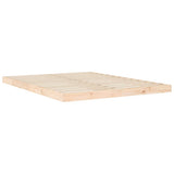 Bed Frame without Mattress 150x200 cm Solid Wood Pine - Top-Down View
