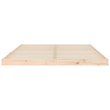 Bed Frame without Mattress 150x200 cm Solid Wood Pine