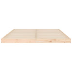 Bed Frame without Mattress 150x200 cm King Size Solid Wood Pine