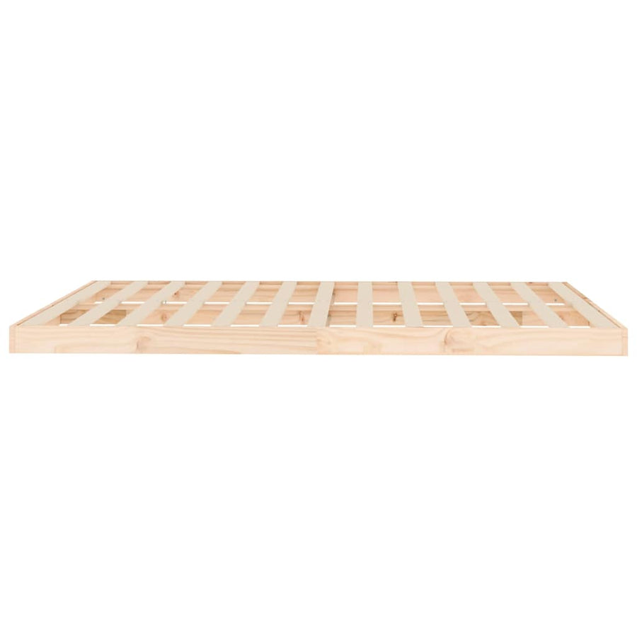Bed Frame without Mattress 150x200 cm King Size Solid Wood Pine