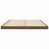 Bed Frame without Mattress Honey Brown 150x200 cm