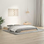 Bed Frame without Mattress 135x190 cm Double Solid Wood Pine