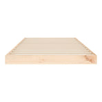 Bed Frame without Mattress 90x190 cm Solid Wood Pine
