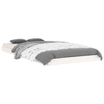 Bed Frame without Mattress White 90x190 cm Single