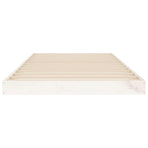 Bed Frame without Mattress White 90x190 cm Single