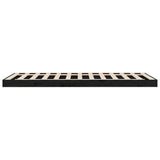 Bed Frame without Mattress Black 90x190 cm Solid Wood Pine