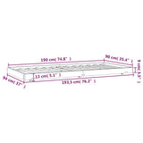 Bed Frame without Mattress White 90x190 cm Solid Wood Pine - Close-Up Angle