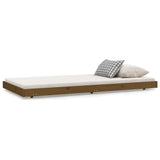 Bed Frame without Mattress Honey Brown 90x190 cm Solid Wood Pine