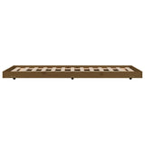 Bed Frame without Mattress Honey Brown 90x190 cm Solid Wood Pine