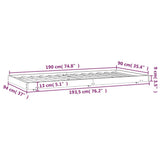 Bed Frame without Mattress Honey Brown 90x190 cm Solid Wood Pine