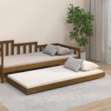 Bed Frame without Mattress Honey Brown 90x190 cm Solid Wood Pine