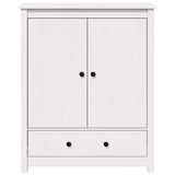 Highboard White 83x41.5x100 cm Solid Wood Pine