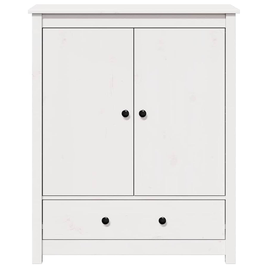 Highboard White 83x41.5x100 cm Solid Wood Pine