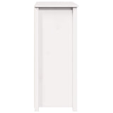 Highboard White 83x41.5x100 cm Solid Wood Pine - Close-Up Angle